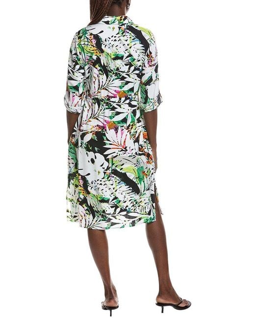 Joseph Ribkoff Green Midi Dress