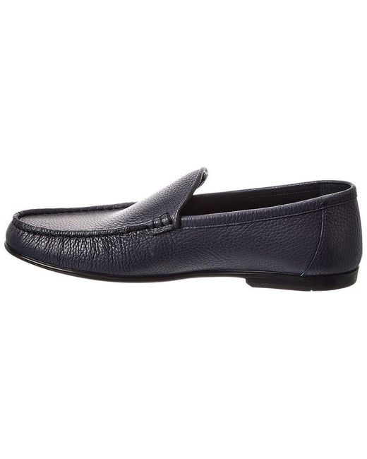Bally Blue Craxon Leather Loafer for men