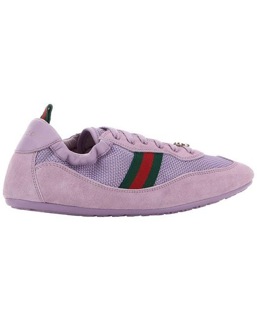 Gucci Purple Suede Sneaker