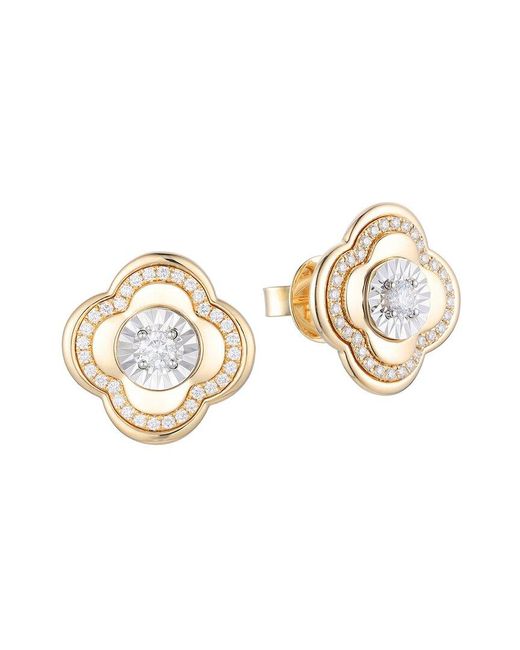 Gregg Ruth Metallic 14K Two-Tone 0.51 Ct. Tw. Diamond Earring