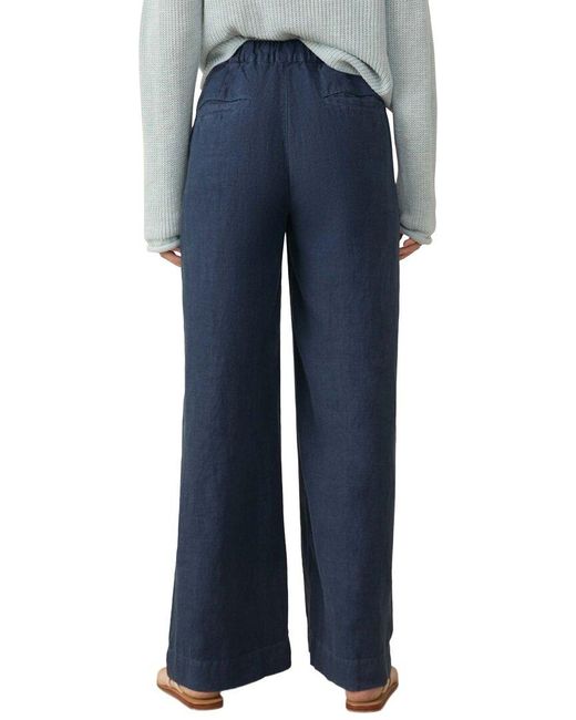 Faherty Brand Blue Sun Strider Linen Pant