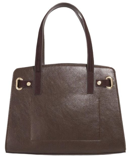 Dune Brown Dinidefine Suede Tote