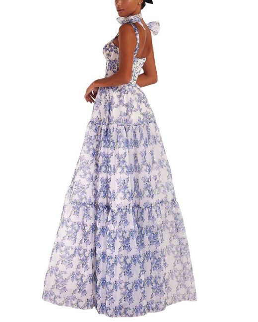 BELLA DESERT Purple Maxi Dress
