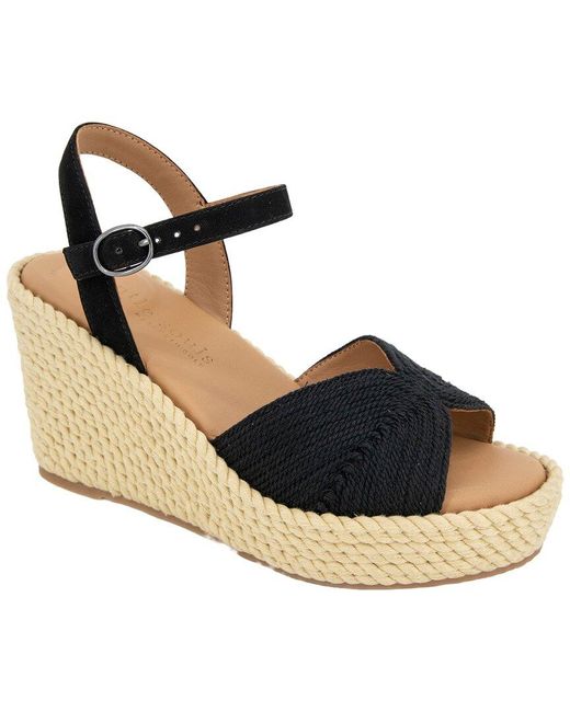 Gentle Souls Black Nola Sandal