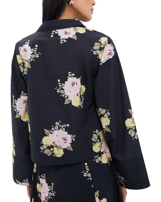 byTiMo Blue Poplin Cropped Shirt