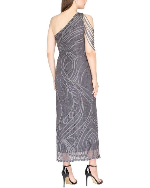 JS Collections Purple Sunny Cocktail Dress
