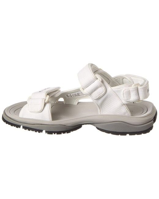 Balenciaga White Tourist Sandal