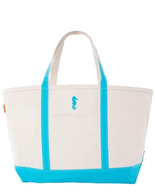 CB STATION Blue Personalized Large Classic Tote