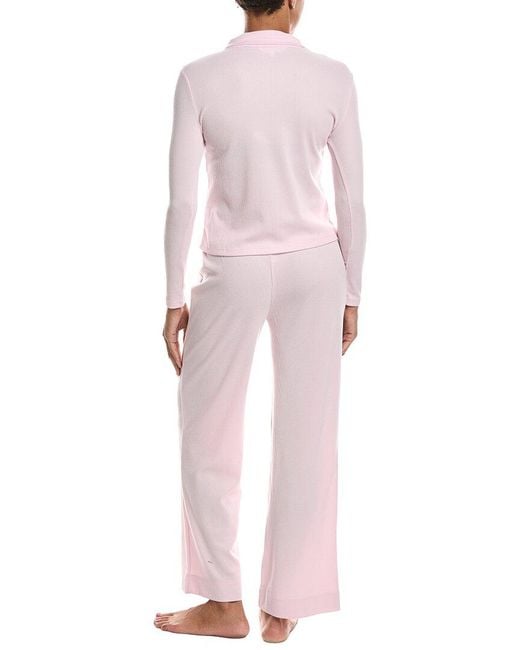 Honeydew Intimates Pink 2Pc Coffee Club Long Set