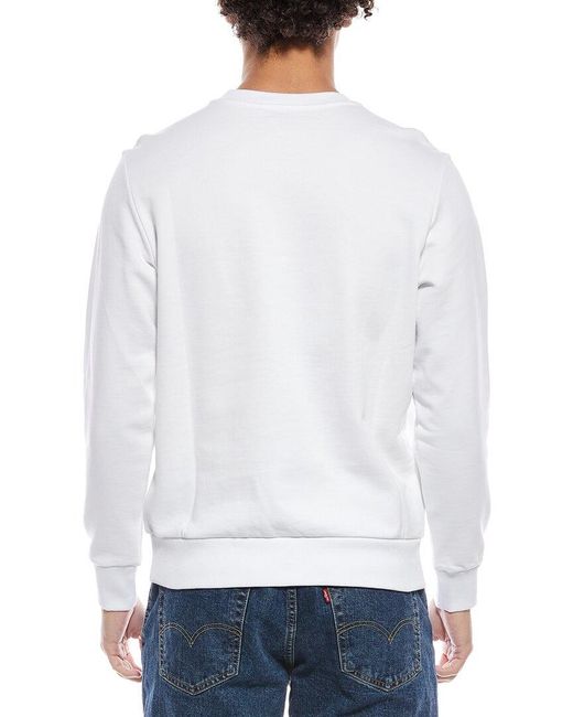 DIESEL White Gir Crewneck Sweatshirt for men