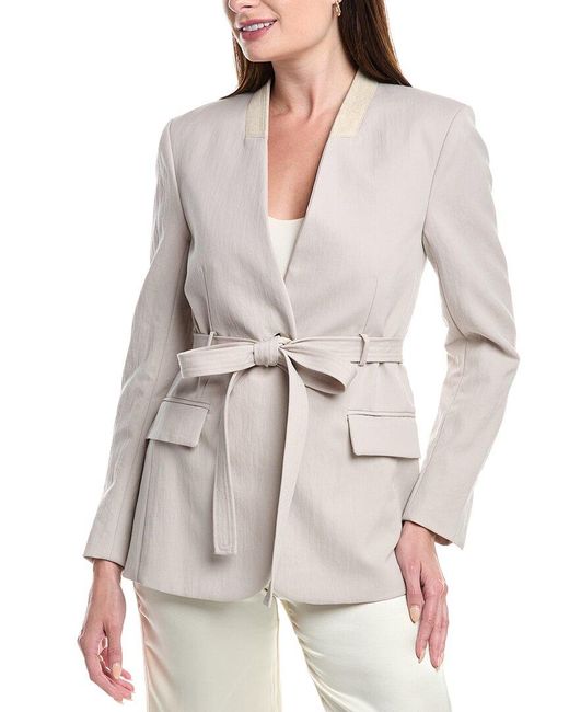 3.1 Phillip Lim White Relaxed Wool-Blend Blazer
