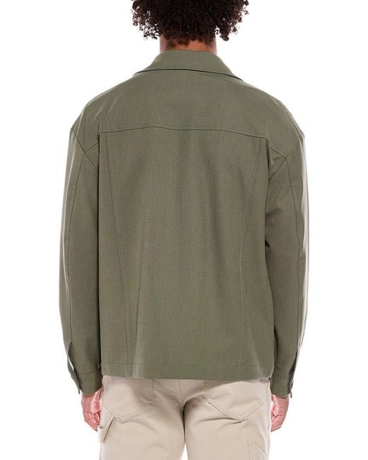 Boss Green Craig Wool-Blend Overshirt for men
