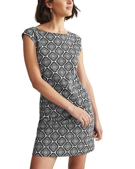 Boden Sleeveless Jersey Shift Dress in Black Lyst UK
