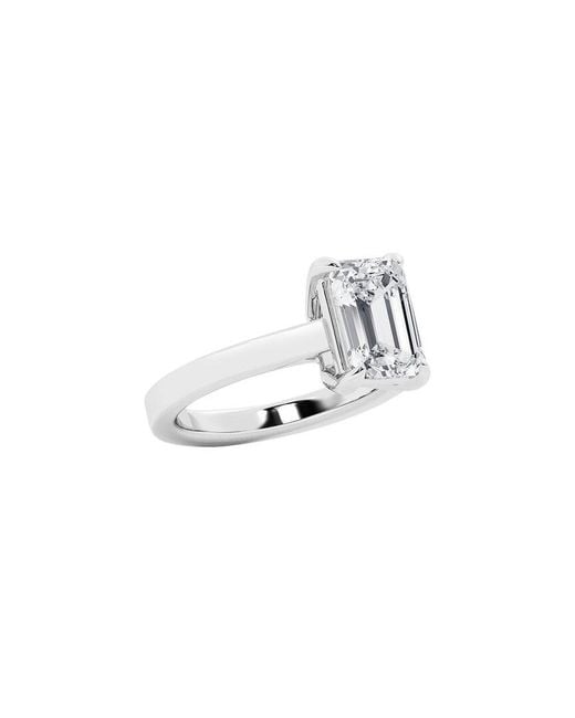 Lab Grown Diamonds White 14K 3.00 Ct. Tw. Lab-Grown Diamond Solitaire Engagement Ring