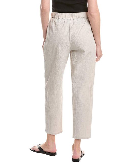 Eileen Fisher Natural Lantern Ankle Pant