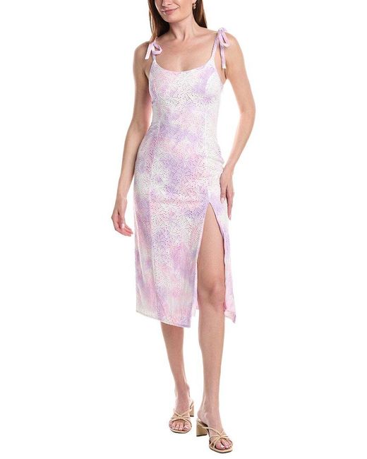 Saltwater Luxe Pink Tank Midi Dress