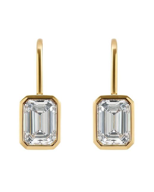 Prince Diamond & Jewelry Metallic 14K 6.12 Ct. Tw. Lab-Grown Diamond Lab-Grown Earrings