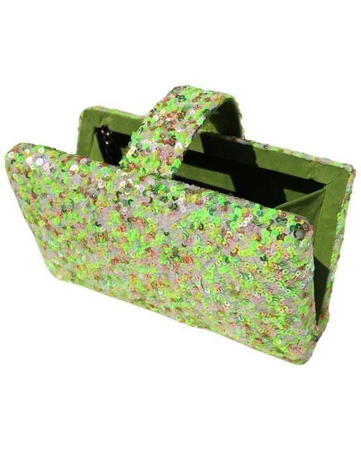Simitri Green Lime Kitsch Clutch
