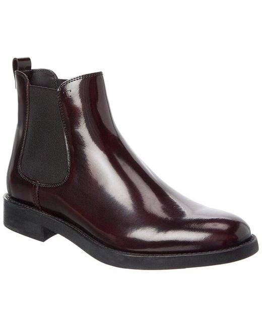 Tod's Brown Leather Bootie