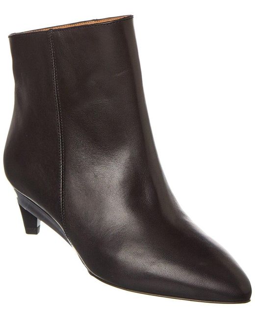 Isabel Marant Black Deyan Leather Bootie