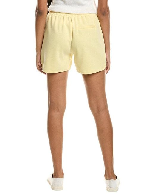 Ichi Yellow Ihkate Pique Short