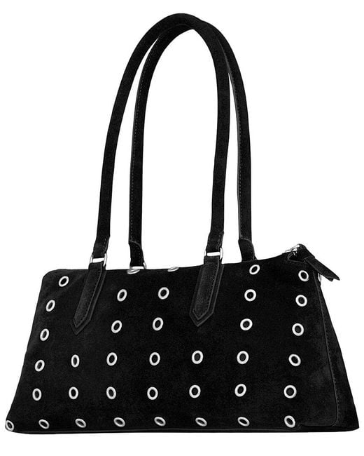 Rebecca Minkoff Black Industry Leather Shoulder Bag