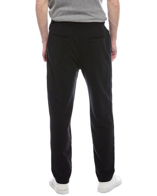 Brunello Cucinelli Black Sweatpant for men