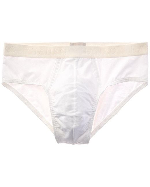 Hanro White Essentials Brief for men
