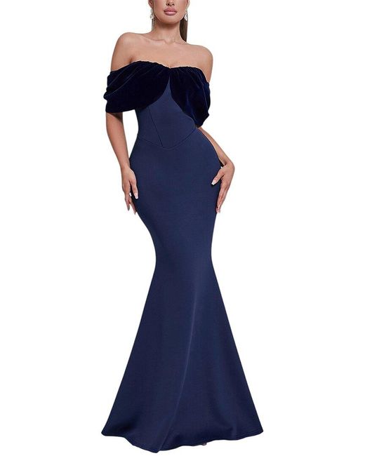 LOEY Blue Maxi Dress