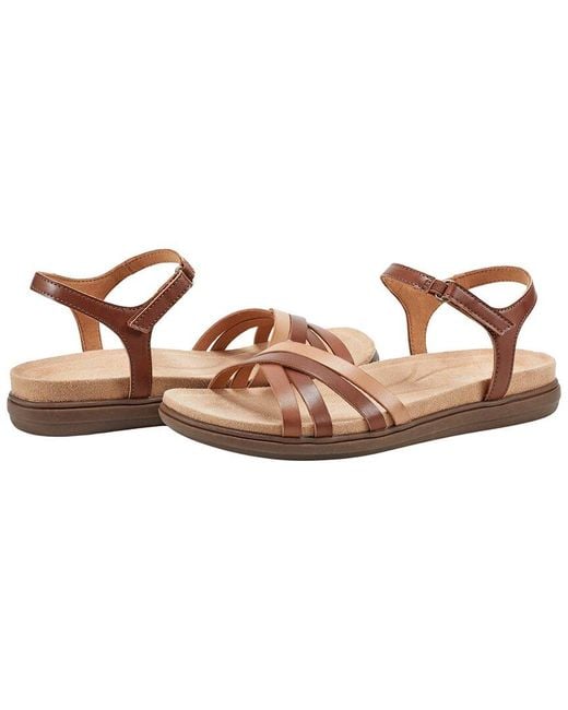 Easy Spirit Brown Dottle Sandal