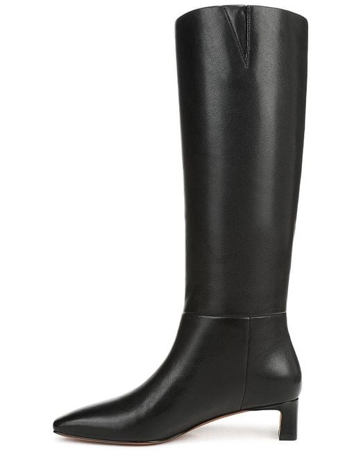 Vince Black Harlan Tall Leather Boot