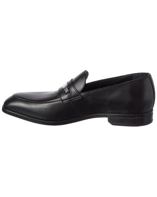 Bally Black Onizy Leather Loafer for men