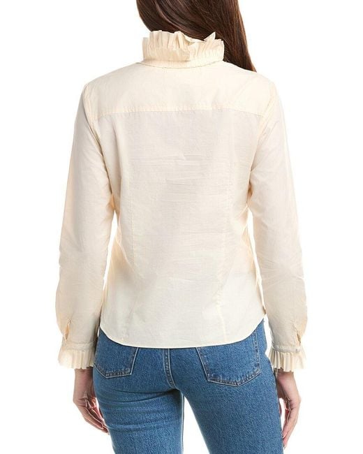 FLORA BEA NYC White Indie Blouse