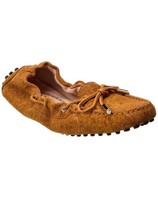 Tod's Brown Alber Elbaz Suede Loafer