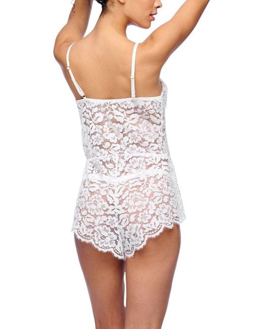Cosabella White Magnolia Teddy