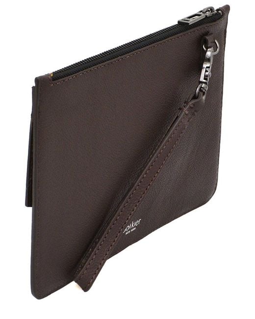 Botkier Brown Cobble Hill Medium Pouch