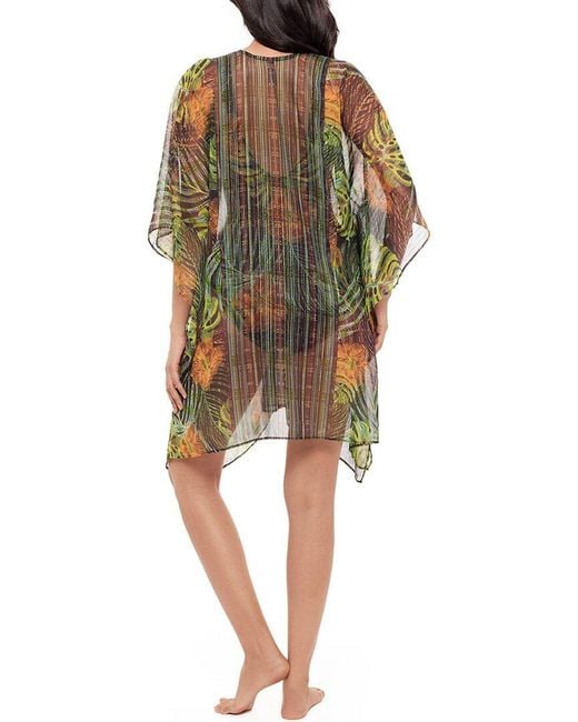 Miraclesuit Multicolor Sunset Islet Caftan Cover Up