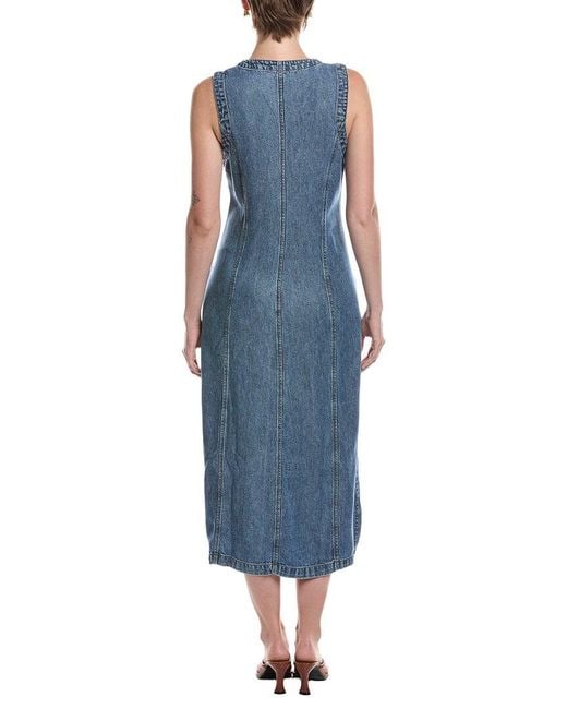 Bella Dahl Blue Midi Dress