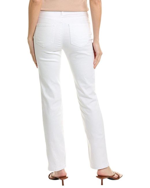 Jones New York Lexington Soft White Straight Jean