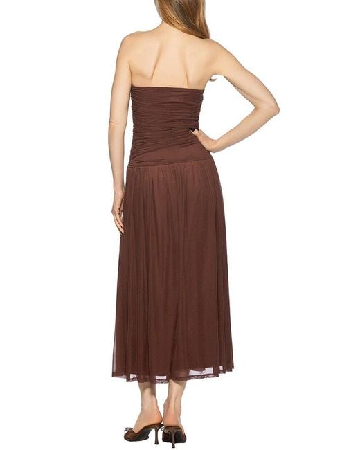 Alexia Admor Brown Seraphina A-Line Dress
