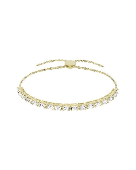Lab Grown Diamonds Metallic 14K 1.50 Ct. Tw. Lab-Grown Diamond Bolo Bracelet