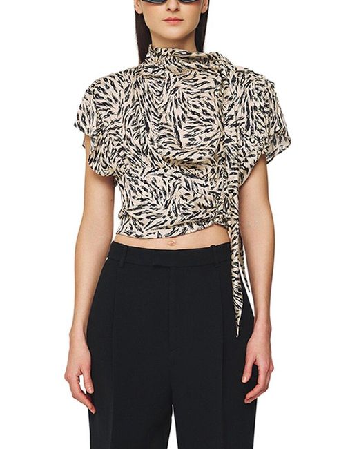 Ronny Kobo Black Aiko Blouse