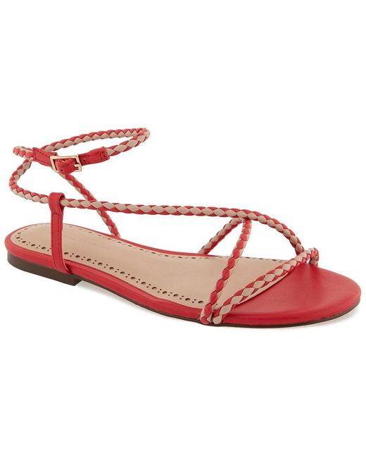 Rebecca Minkoff Pink Ayla Leather Sandal
