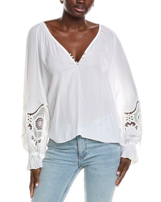 Ramy Brook White Irina Top