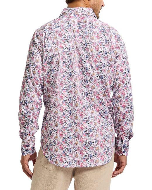 Robert Graham Red Andaman Woven Shirt for men