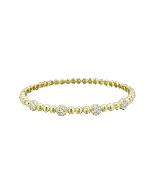 Sabrina Designs Metallic 14k 0.55 Ct. Tw. Diamond Bangle Bracelet
