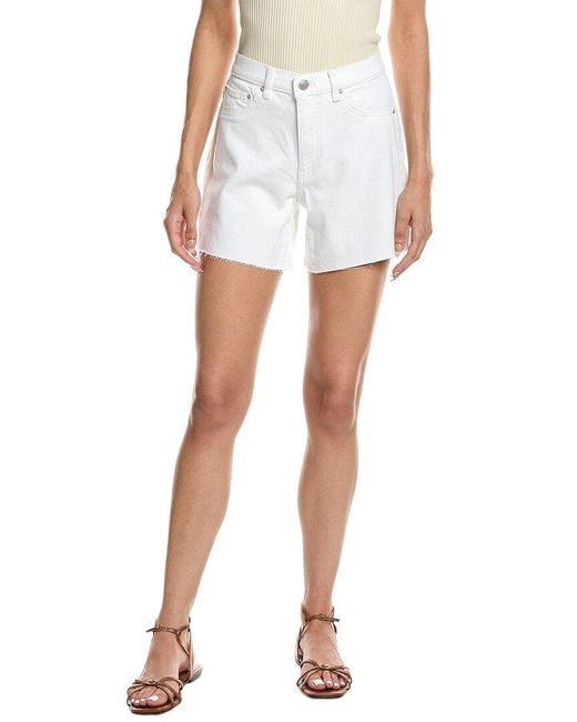 DL1961 White Zoie Denim Short