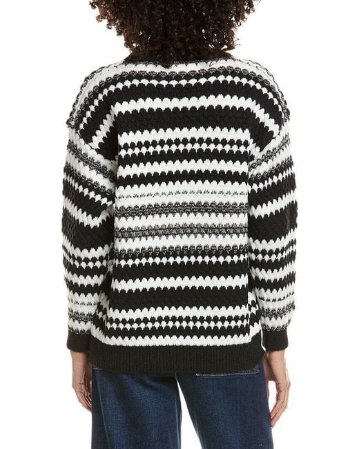 Madison Miles Black Crewneck Sweater