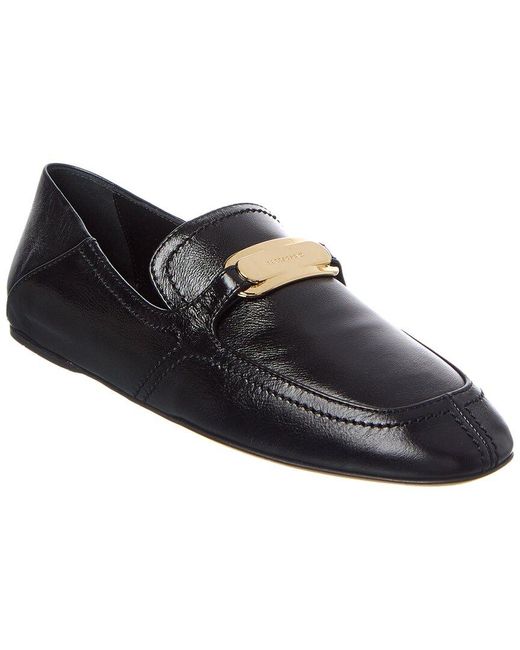 Ferragamo Black New Vara Buckle Leather Loafer
