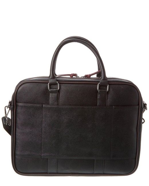 Ted Baker Black Spaidi Document Bag for men